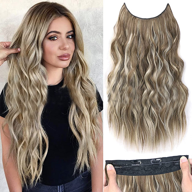 💖 TERAZ 50% ZNIŻKI! 💁 Peruka damska z długimi falowanymi włosami gradientowymi – naturalny wygląd, regulowana czepek, włókna odporne na ciepło do codziennego stylizacji 🌟📦