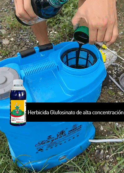 Herbicida glufosinate de alta concentración.