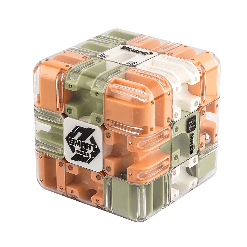 Duży labirynt 3D Puzzle Maze Cube 🧩✨ – Fascynująca gra rozwijająca mózg dla dzieci i dorosłych 🧠