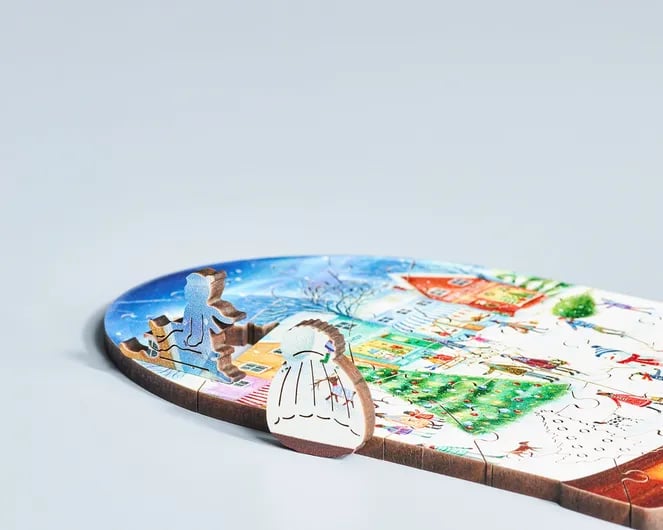 🏆Išpardavimas⚡ PARDUOTA DAUGIAU NEI 50 000! Beveik išparduota – 💥🧩 24 Kalėdų dienų Advento kalendoriaus dėlionė, geriausios dovanos-LT