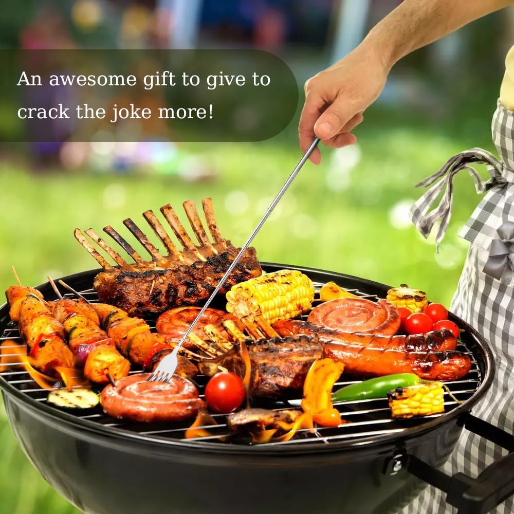 💥🔥 Teleskopinė nerūdijančio plieno šakutė ir šaukštas-LT