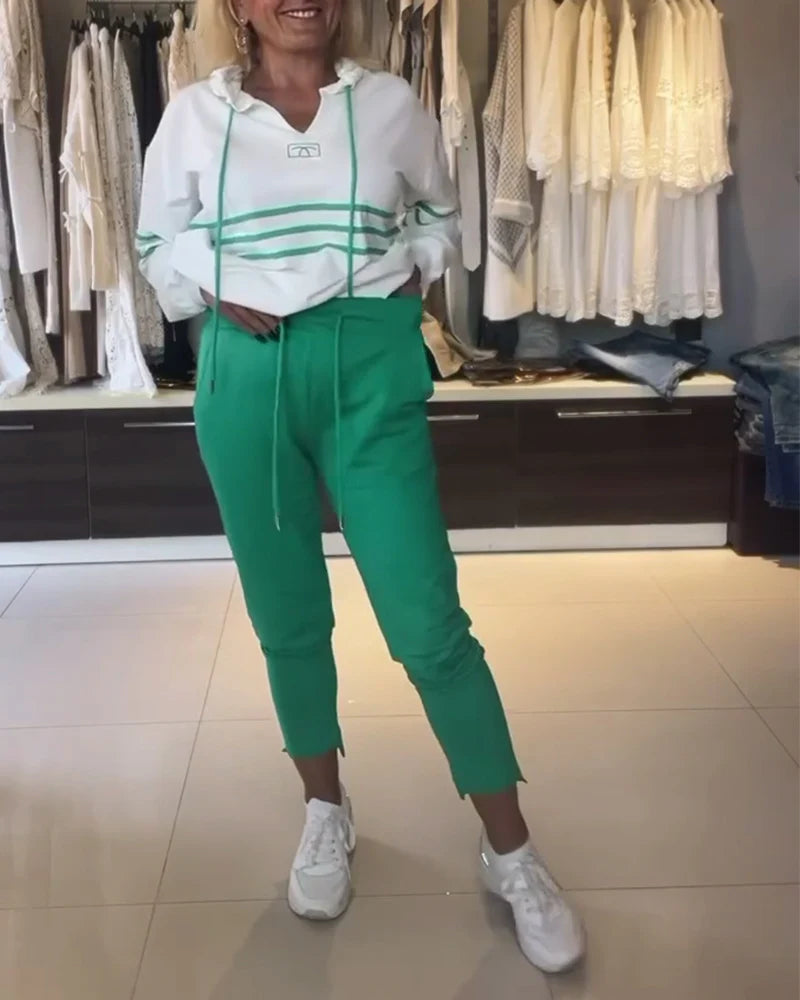 Súprava mikín s pruhovanou potlačou-SK