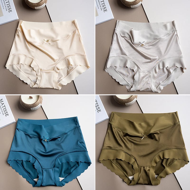 ❤️Bezšuvju satīna un silda biksītes vētām controli-LV