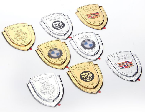 Ετικέτες αυτοκινήτου, αξεσουάρ εξωτερικής τροποποίησης, υλικά, αυτοκόλλητο φτερού, πλαϊνού, πίσω μέρους, τρισδιάστατη μεταλλική προσωπικότητα, δημιουργική ετικέτα αμαξώματος-GR