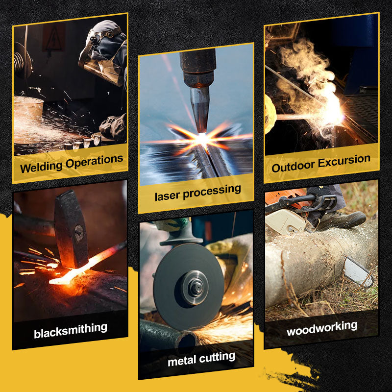 Lengvas ir patvarus 2 viename suvirinimo kaukė ir apsauginiai akiniai-LT