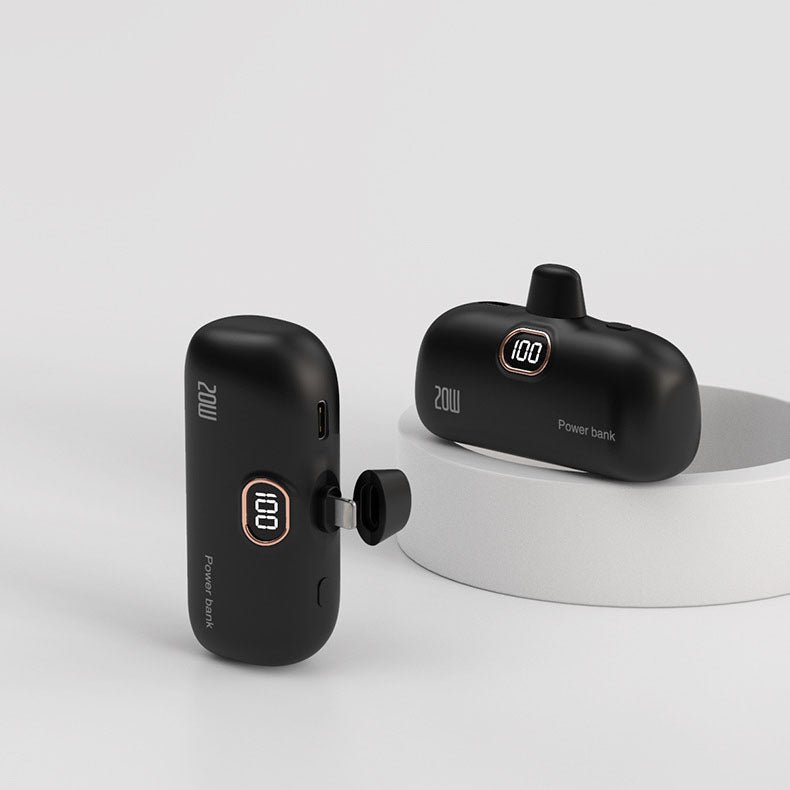 Nešiojamo belaidjio power banka 5000 mAh rúž