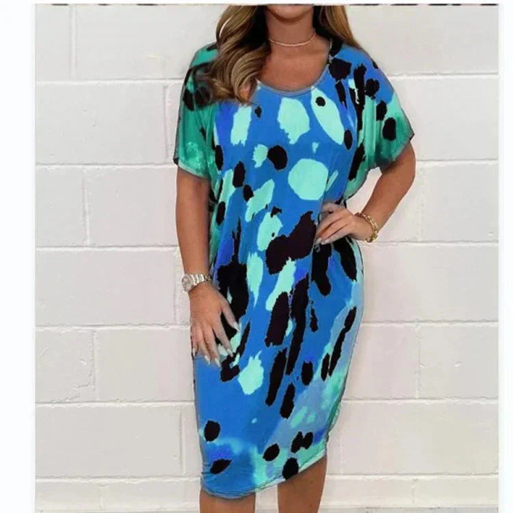 💖Φόρεμα casual με στάμπα 2025-LT