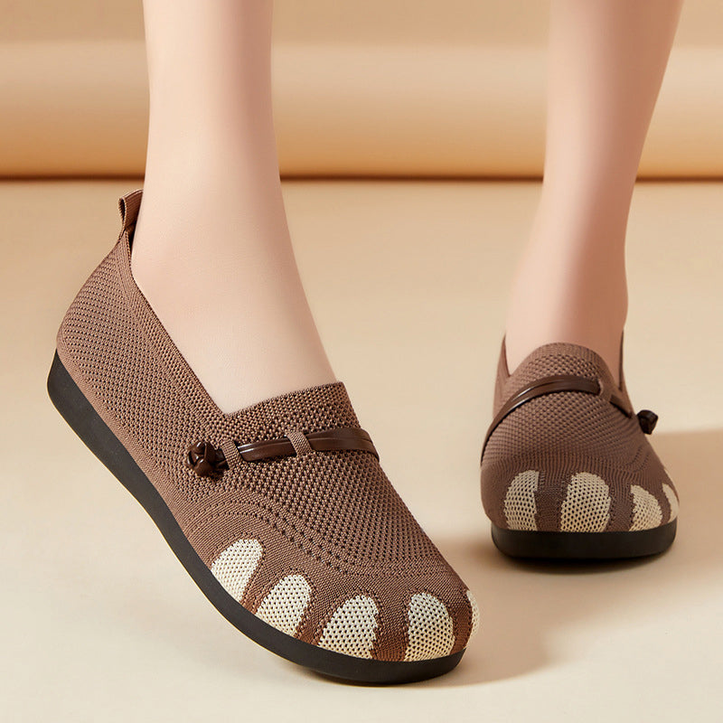 🔥Moteriški plokščiapadžiai, minkštu padu, negilūs, užsegami laisvalaikio batai-LT