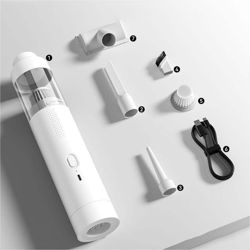 🥇Φορητή ηλεκτρική σκούπα αυτοκινήτου με υψηλή ισχύ αναρρόφησης🌪️-GR