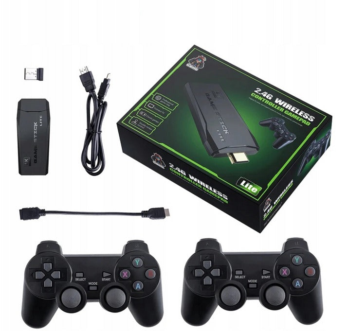 Game Stick - Κονσόλα παιχνιδιών + 2 χειριστήρια παιχνιδιών-GR