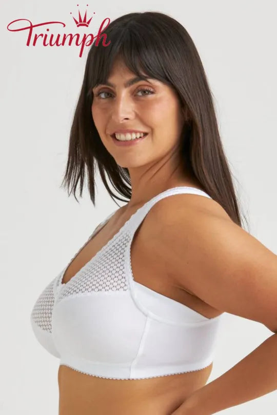 Triumph - 3 dalių komplektas 🔥 Patogi nėriniuota liemenėlė su raštu-LT