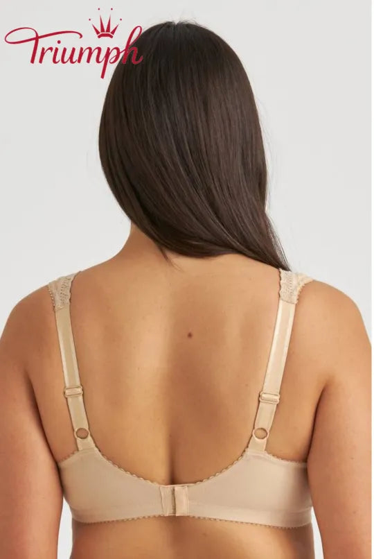 Triumph - 3 dalių komplektas 🔥 Patogi nėriniuota liemenėlė su raštu-LT