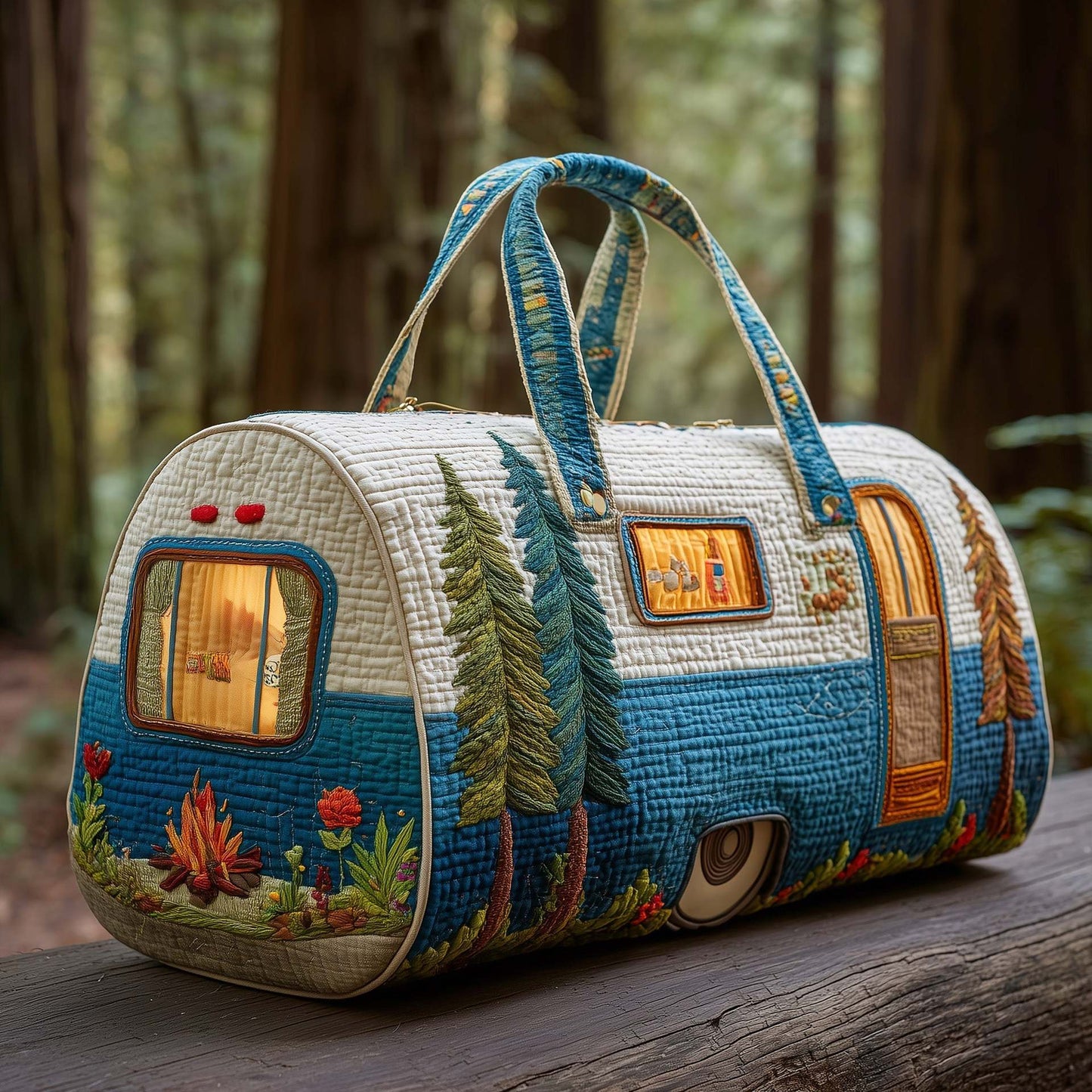 Torba podróżna Hippie Van Quilted