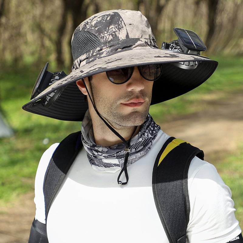 Solar Fan Hat