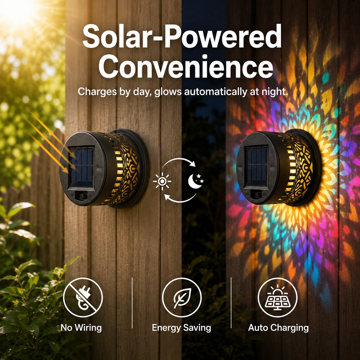 🔥 Ograniczona promocja 50% — Projektor solarny z mandalą, który stworzy magiczną atmosferę na świeżym powietrzu