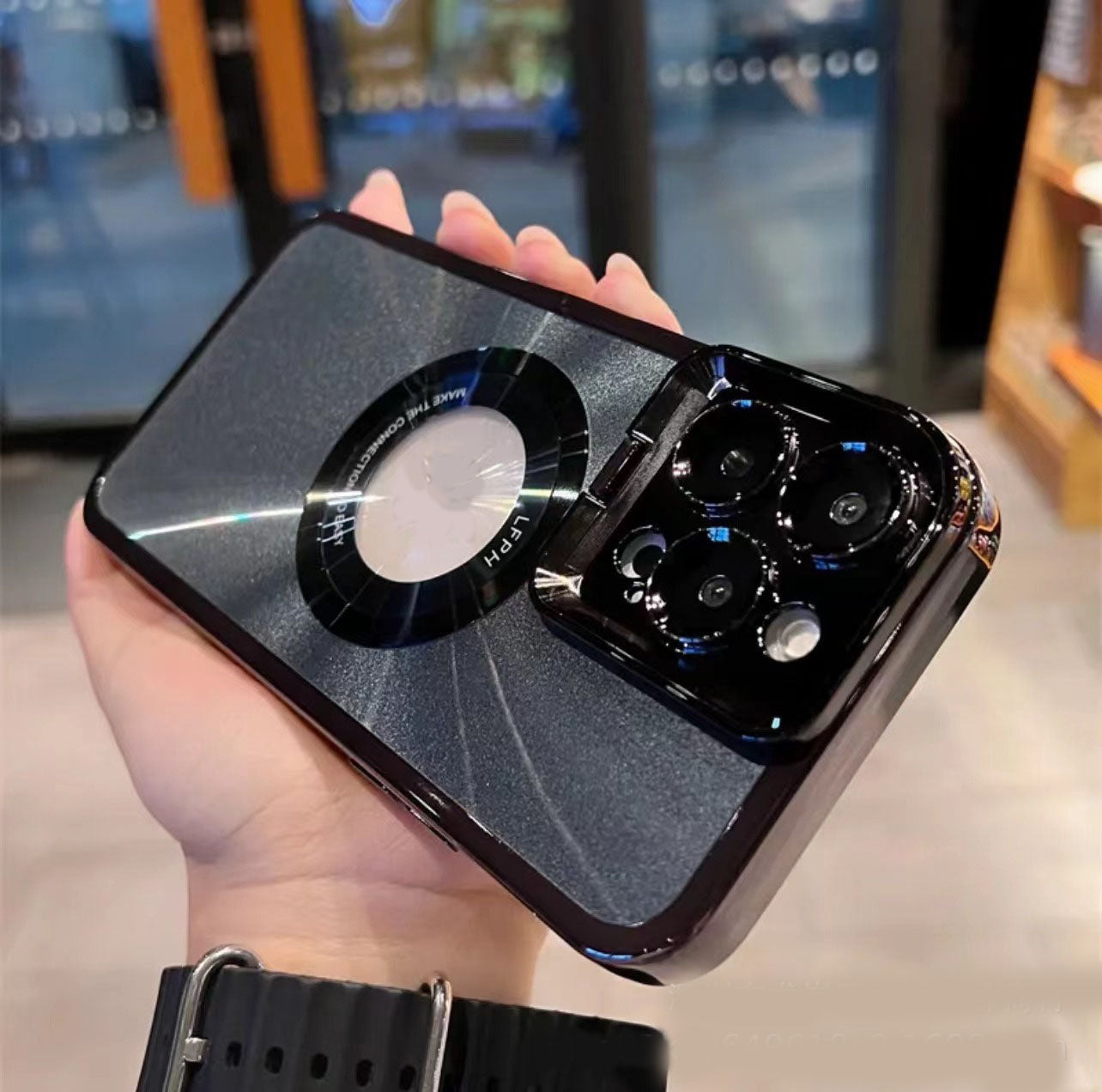 Magnetické puzdro na bajonetový objektív iPhone s