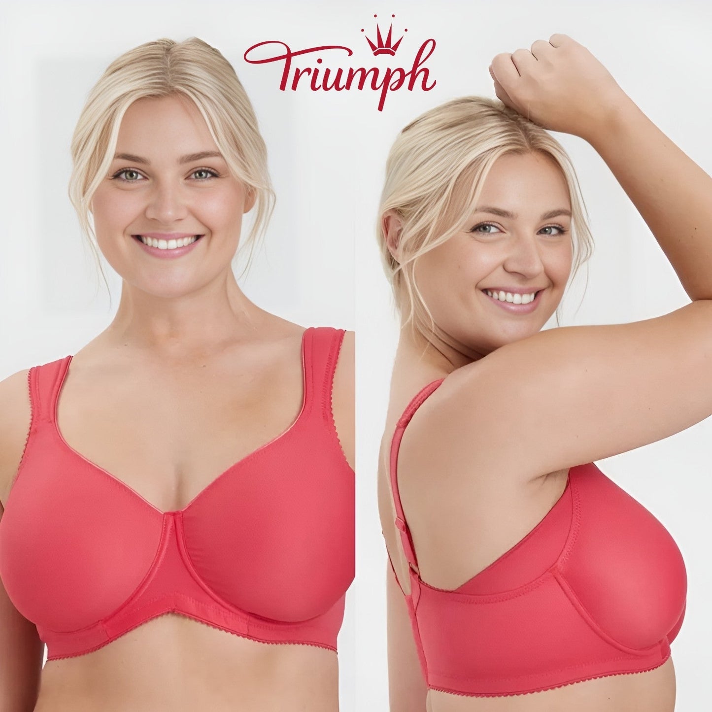 Triumph – (3 ks) Jednoduchá push-up podprsenka s plnými košíčkami-SK