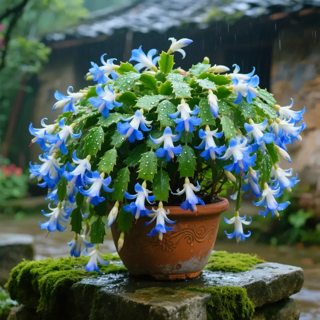 🦀Mieszane kolory cebul Schlumbergera – łatwe w pielęgnacji kwiaty w każdym odcieniu, nawet zimą ❄️🌈