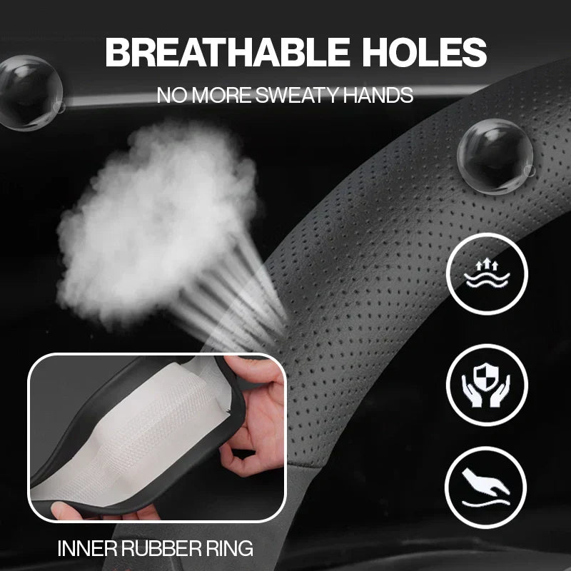 Pokrowiec na kierownicę DriveCore Elite Grip – skóra odporna na pot i zwiększona wydajność