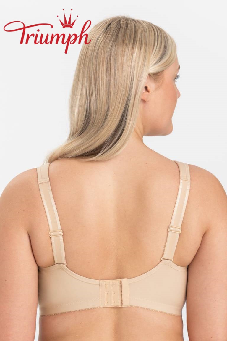 Komplet Triumph® 4-częściowy 🥰 Biustonosze z czystej bawełny z haftem — dostępne w różnych kolorach i rozmiarach