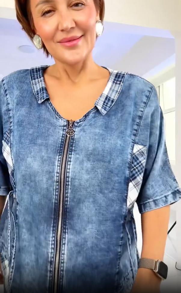 Moteriškos vasarinės madingos apvalios iškirptės kelnės su užtrauktuku-LT