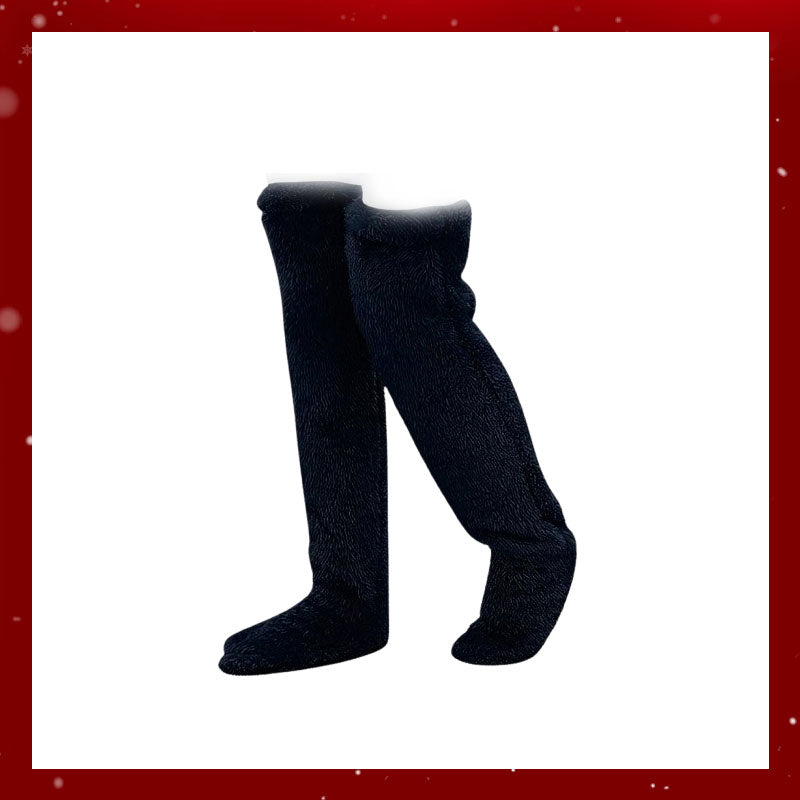 Kalėdinės žąsų pūkų kojinės-LT