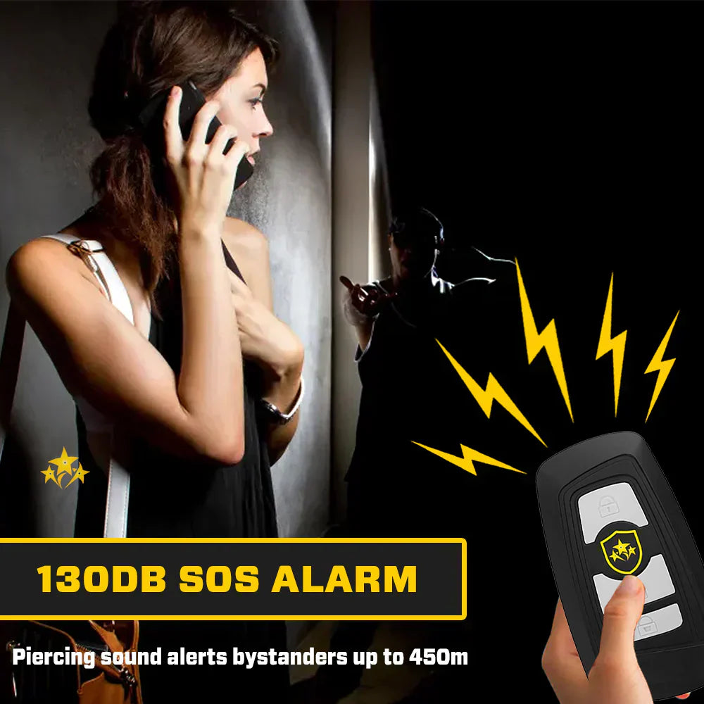 🔥 ⚡️ VOLTIC V77 3 viename elektrošoko pistoletas, žibintuvėlis ir signalizacija automobiliui-LT