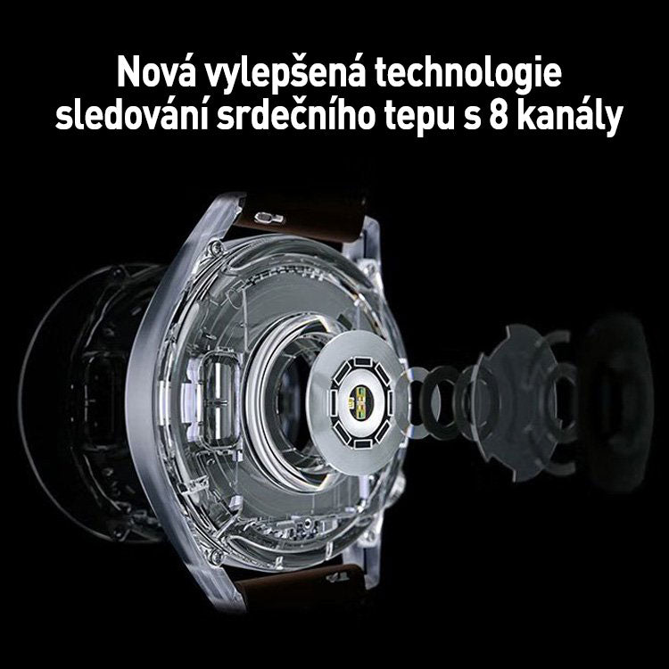 Reloj inteligente para monitoreo de glucosa en sangre sin dolor con teléfono Bluetooth