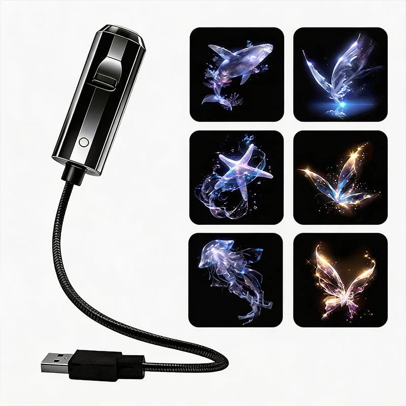 Projektor USB Galaxy i Moon Night Light