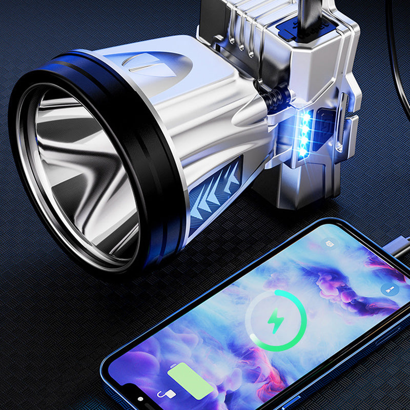 Ypač ryškus įkraunamas didelės galios priekinis žibintas-LT