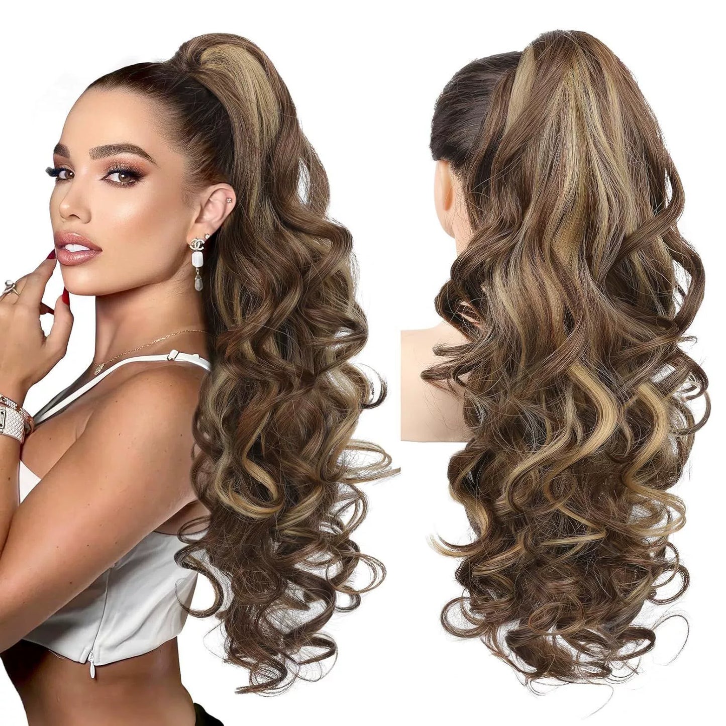 🔥 Promocja ograniczona czasowo – 50% zniżki 👩💕 Przedłużanie włosów w kucyk metodą clip-in 🙋‍♀️