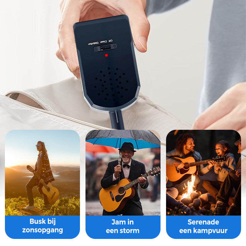 🎸Mini nešiojamas elektrinės gitaros stiprintuvo komplektas-LT