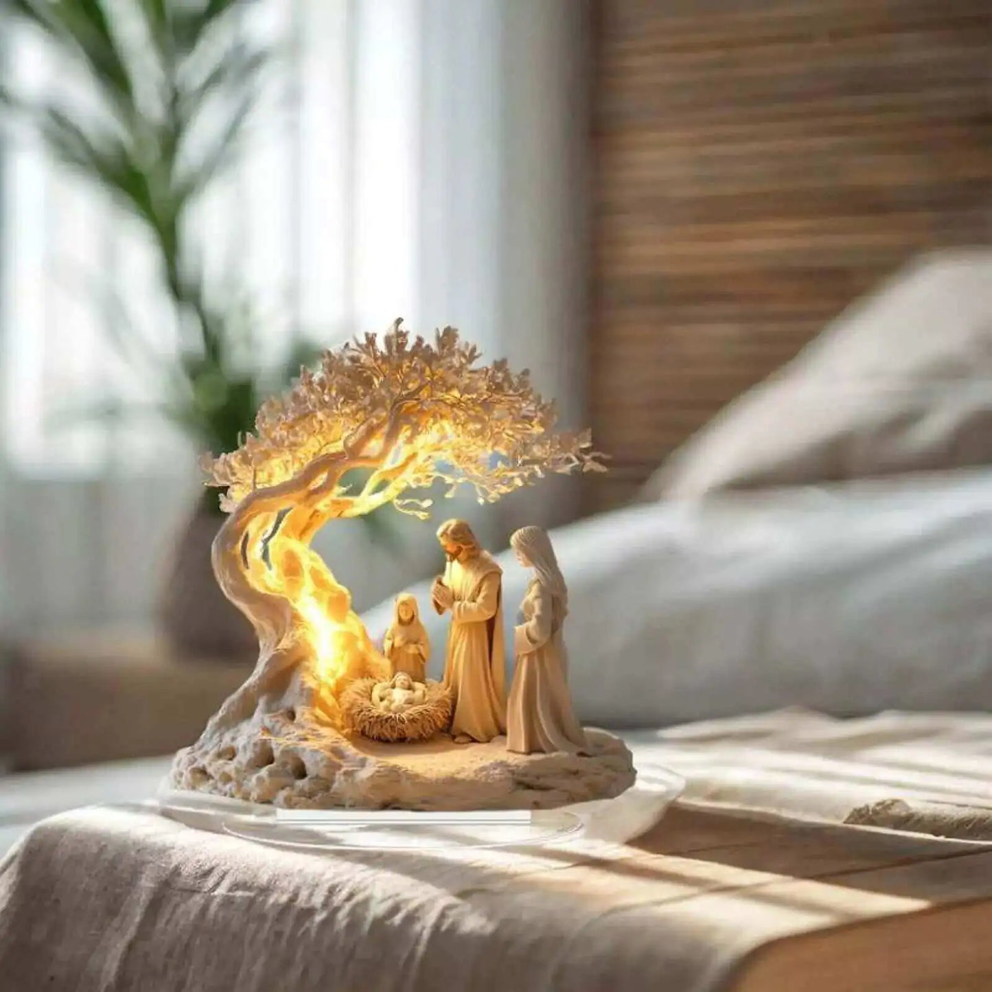 Gimimo scenos lempa Šventajai nakčiai-LT