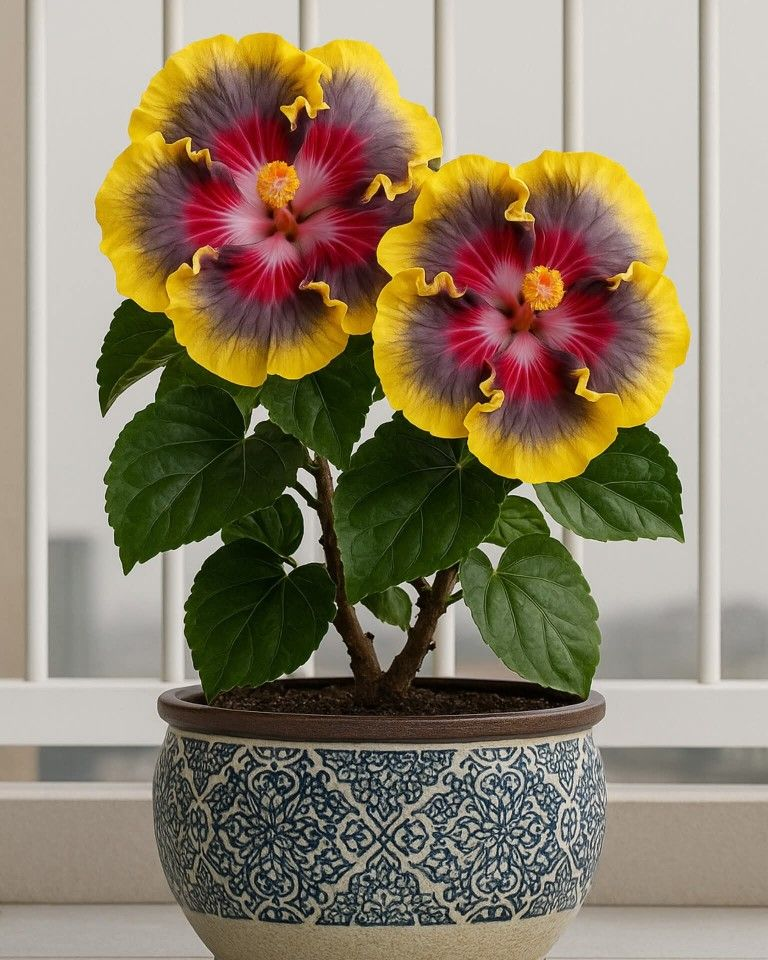 Rzadkie cebule hibiskusa – doniczkowe, balkonowe, zimowe sadzenie