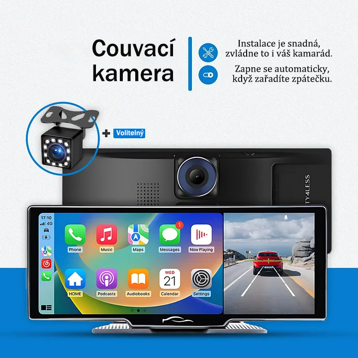 Automobilio planšetinio kompiuterio išmanioji garso ir vaizdo sistema (Pro MaxTM modelis 2025).-LT