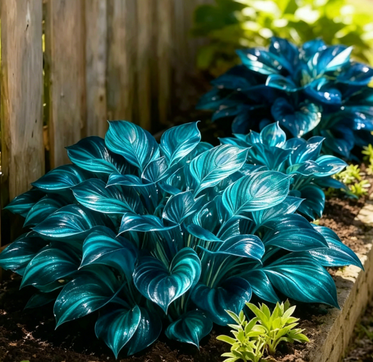 💎 Rzadka, wielokolorowa, opalowa hosta 🌿 Oszałamiające liście, które błyszczą przez cały sezon