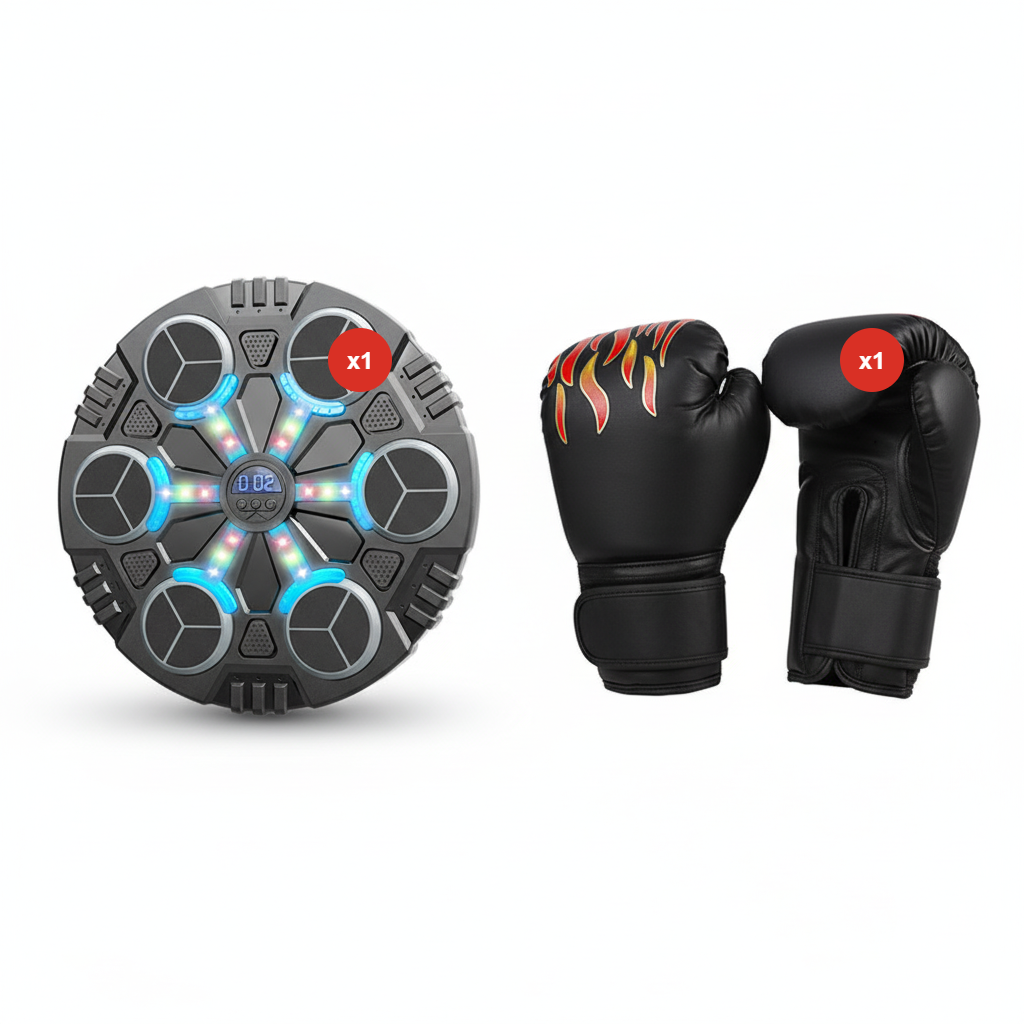 🥊🎶 „Bluetooth“ muzikos bokso treniruoklis vaikams – mėgaukitės pramogomis ir mankšta namuose 🔥✨-LT