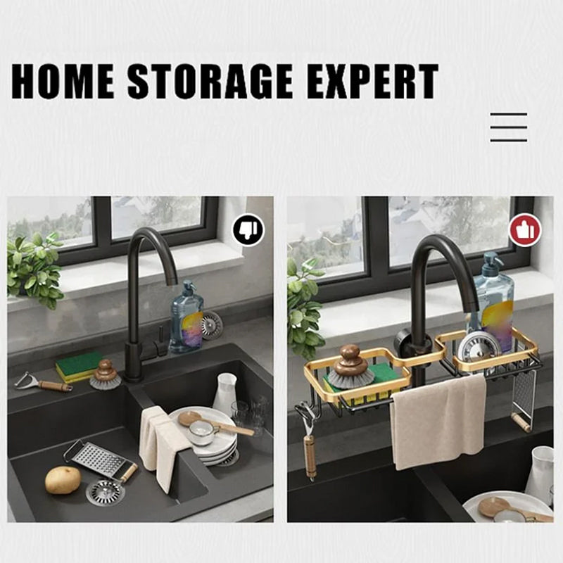 【🔥Νέα προϊόντα 2025】💧Αδιάβρωτη βρύση αλουμινίου - πρακτική αποθήκευση δίπλα στον νεροχύτη-GR