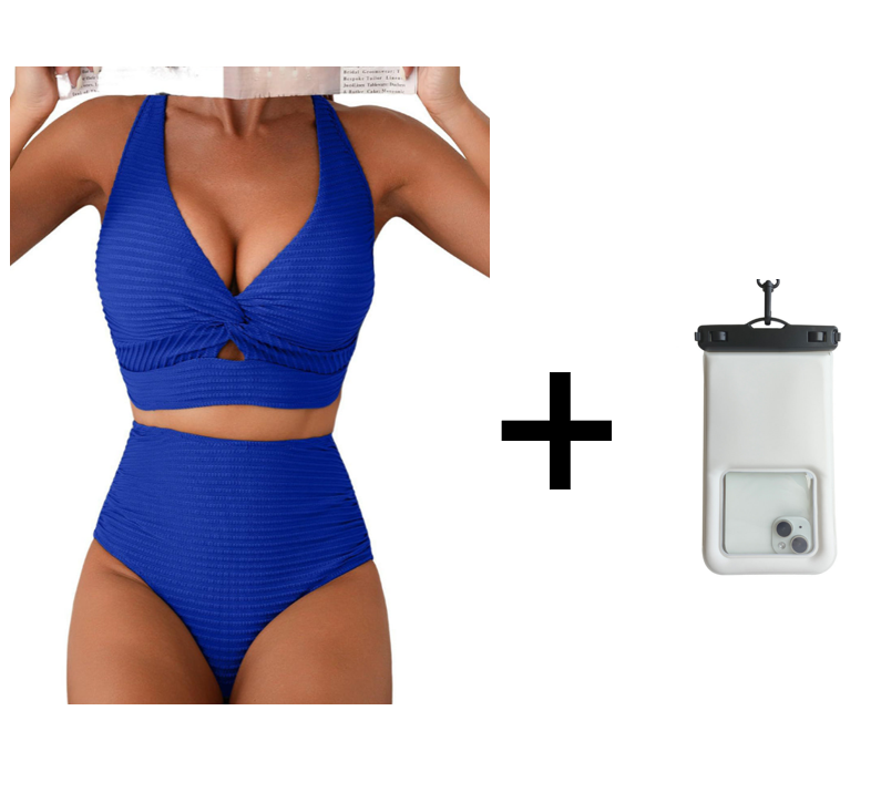 👙Σετ μπικίνι με ψηλή μέση-GR