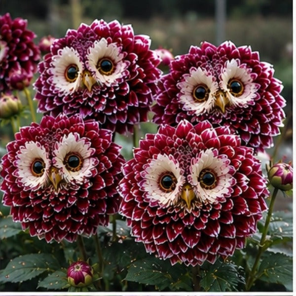 ✨ Magiczne rośliny 🦉 Poznaj cebulki dalii sowiookiej