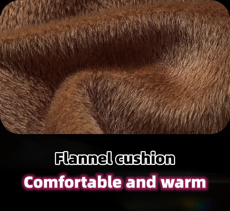 Trumpa pliušinė žieminių automobilių sėdynių pagalvėlė-LT