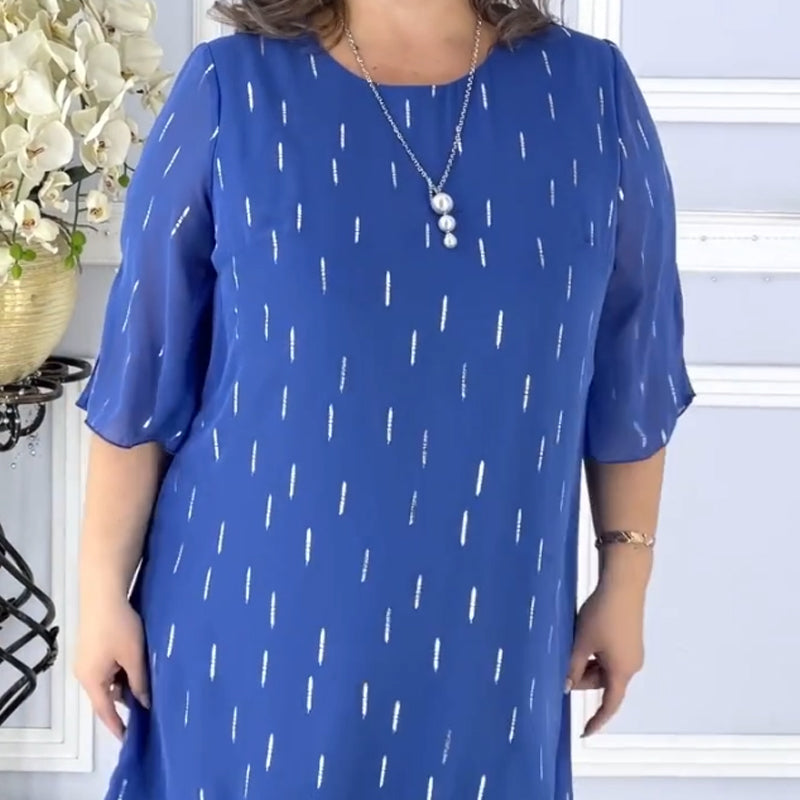 Laisvos, lengvos, elegantiškos ir žavios raštuotos suknelės-LT