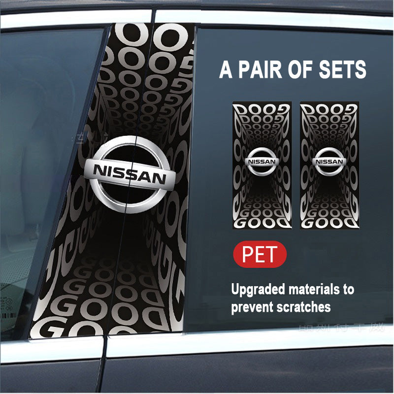 🔥Išpardavimas🔥2025 m. automobilio „Creative“ B statramsčio modifikavimo HD apsauginė plėvelė (2 vnt.)-LT