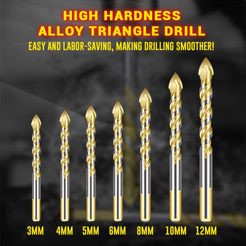 Trikampio formos przyłtas iš kiško kietumo wolframo plieno 