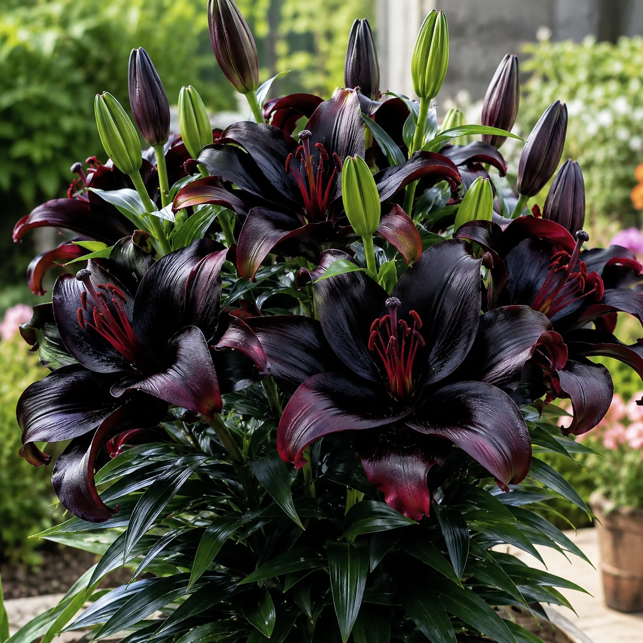 Czarna Magia Lilia🌺Perfumowane Cebulki Lilii – Świeże i Słodkie