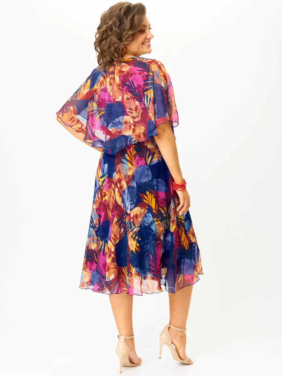 😎💃Νέα προϊόντα για το καλοκαίρι💥[S-5XL]Φόρεμα από σιφόν σε μεγάλο μέγεθος | Άνετο και ευάερο, ιδανικό για το καλοκαίρι-GR