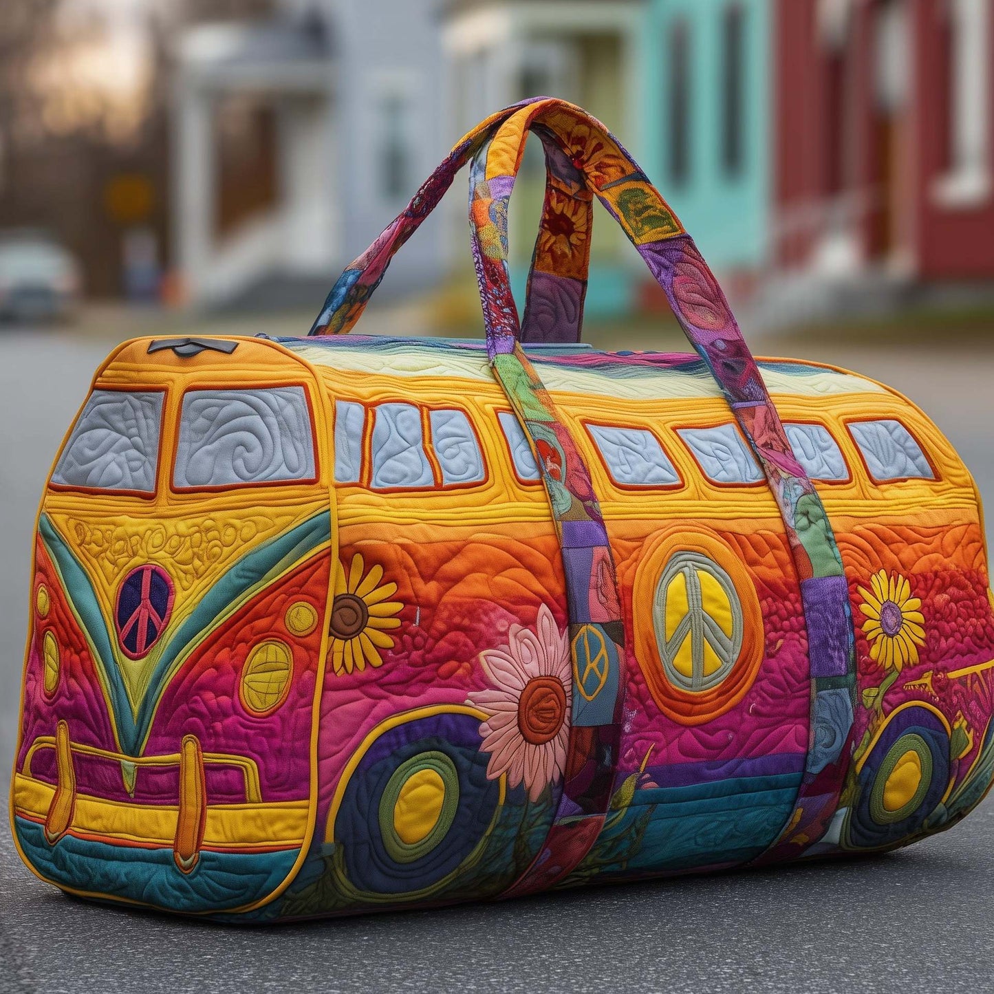 Torba podróżna Hippie Van Quilted