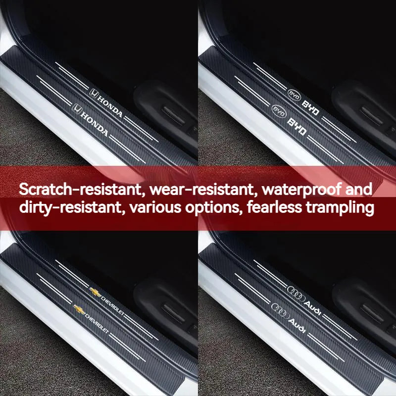 Juodasis penktadienis ✨50% NUOLAIDA ✨Anglies pluošto automobilių slenksčių lipdukai ✨9 vnt. ✨-LT