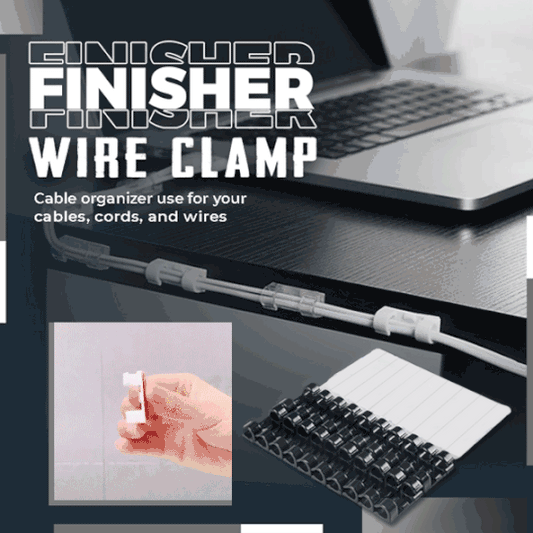 Zacisk drutu finishera