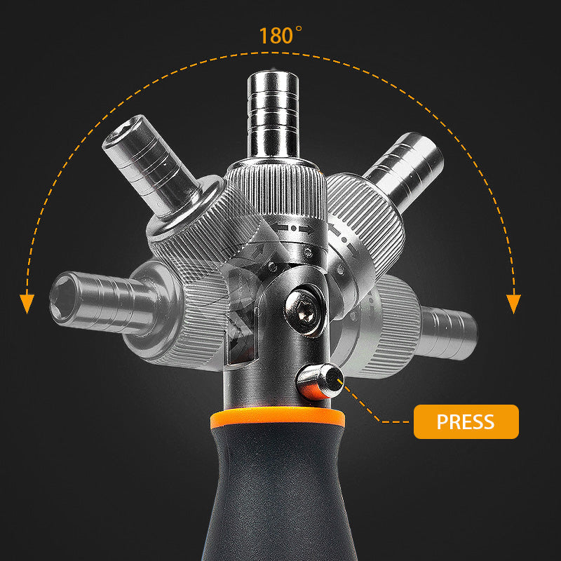 ⚙️Večnamenski komplet izvijačev z ragljo-SI
